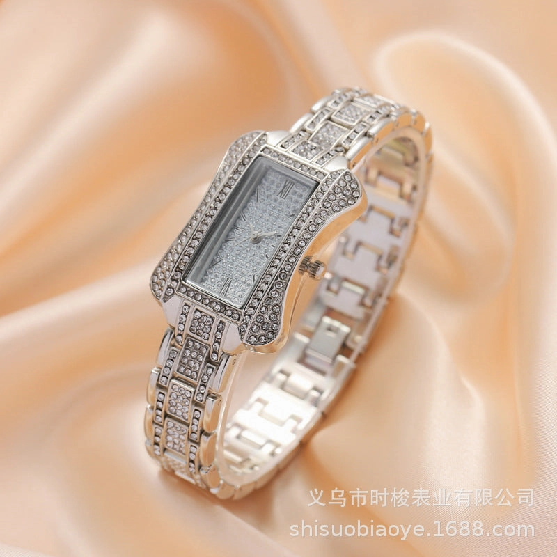 Gypsy watch women's steel belt full of diamonds