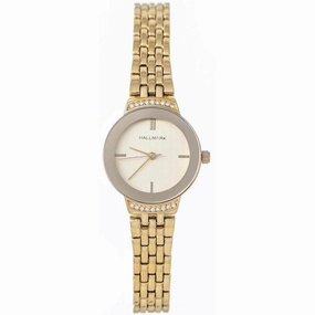 Hallmark Ladies Gold White Dial