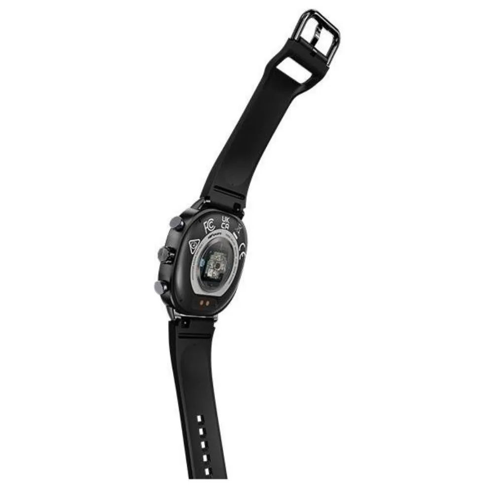 Hifuture Consign FutureFit AIX Lite Black Silicone Strap Smartwatch HSSW8BK