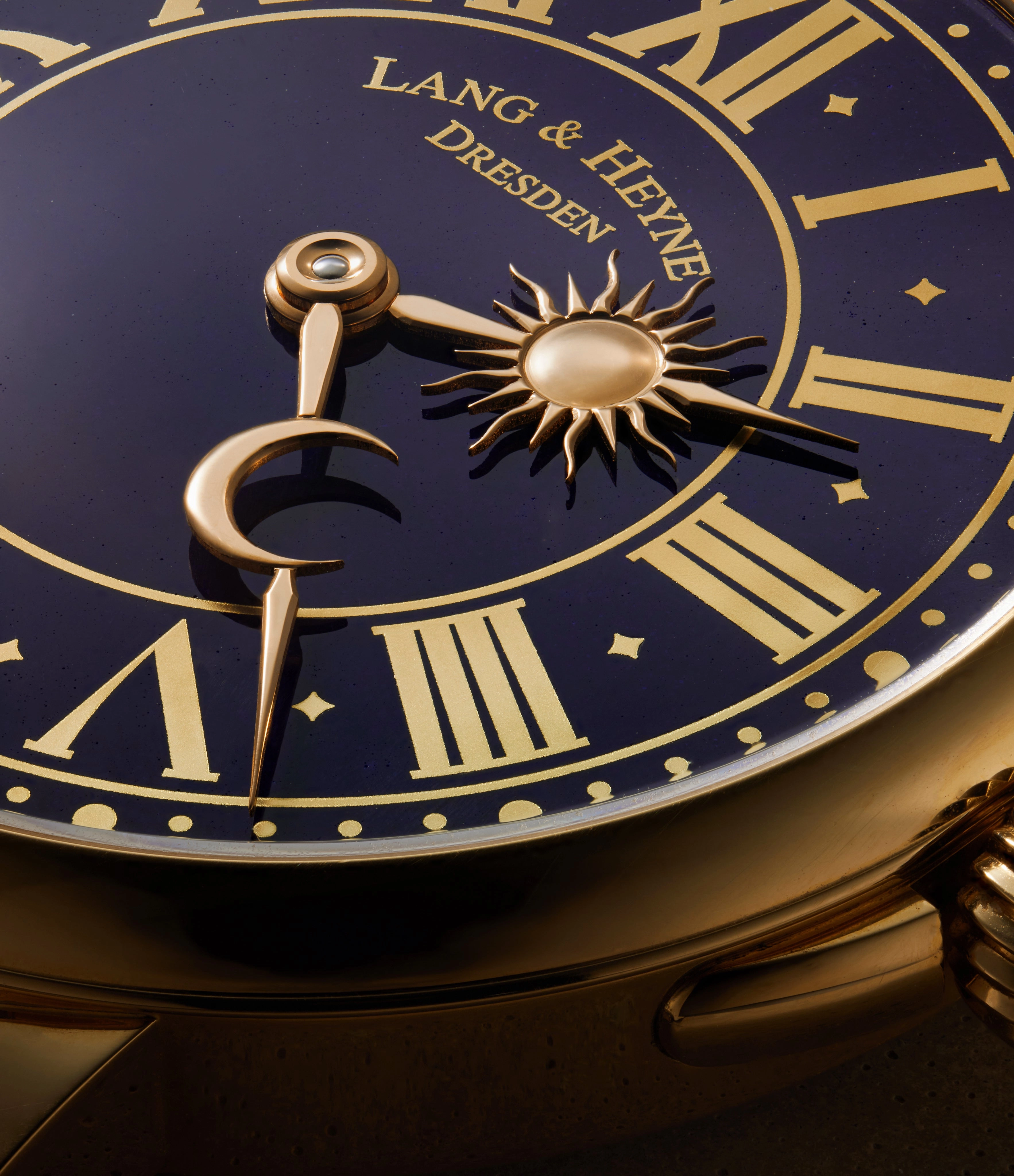 Homage Tower Clock Glashtte | Rose Gold