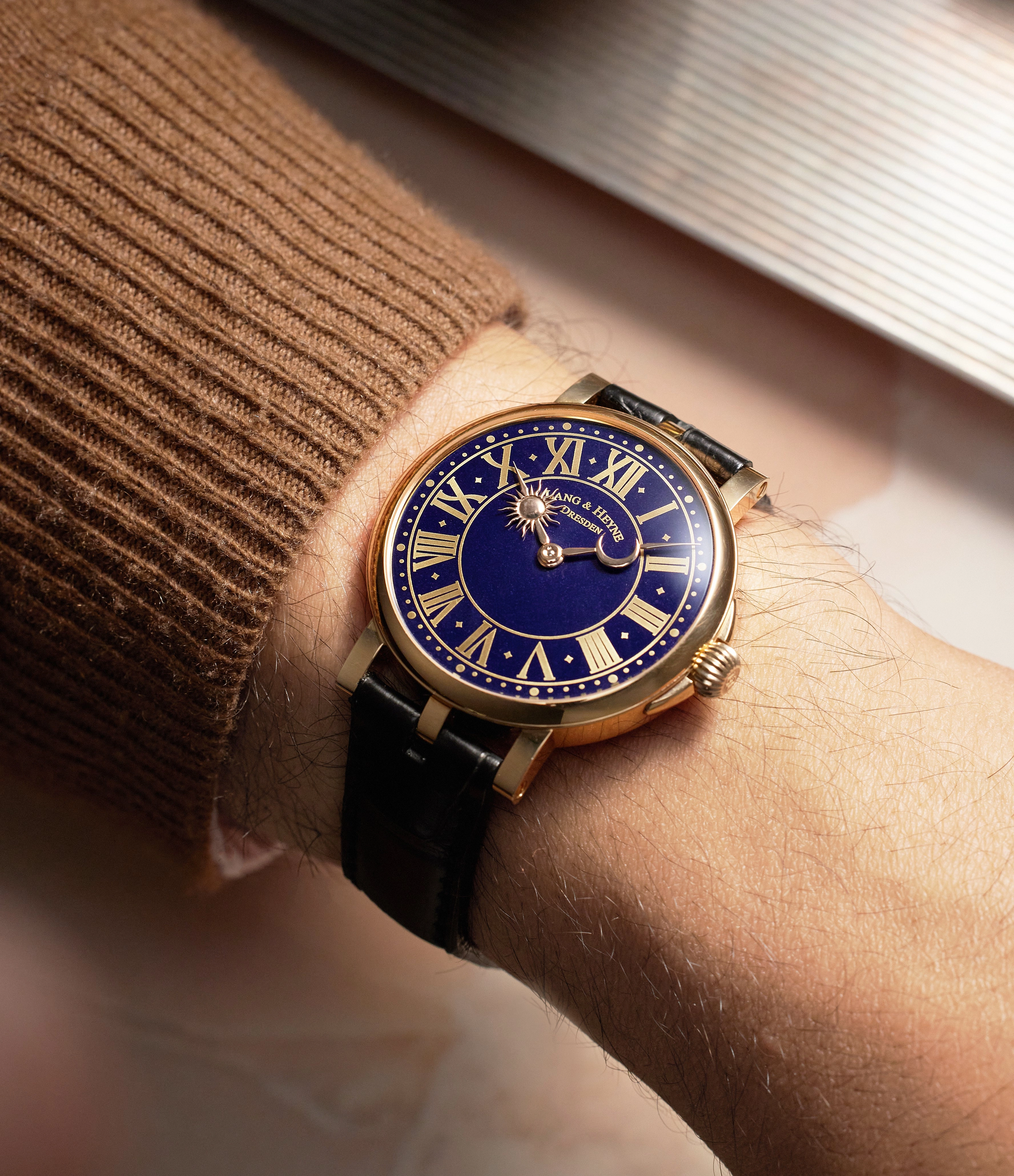 Homage Tower Clock Glashtte | Rose Gold