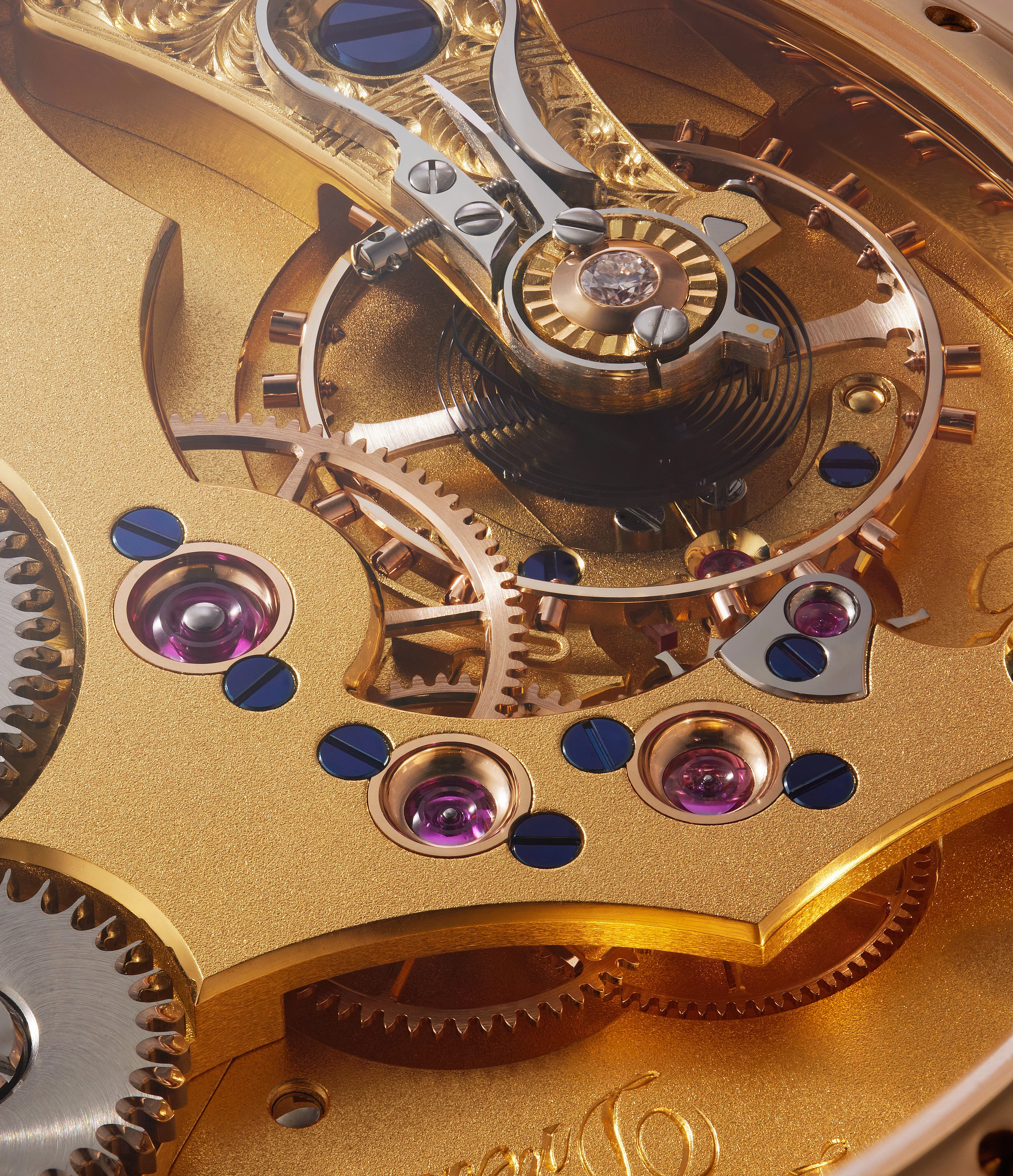 Homage Tower Clock Glashtte | Rose Gold