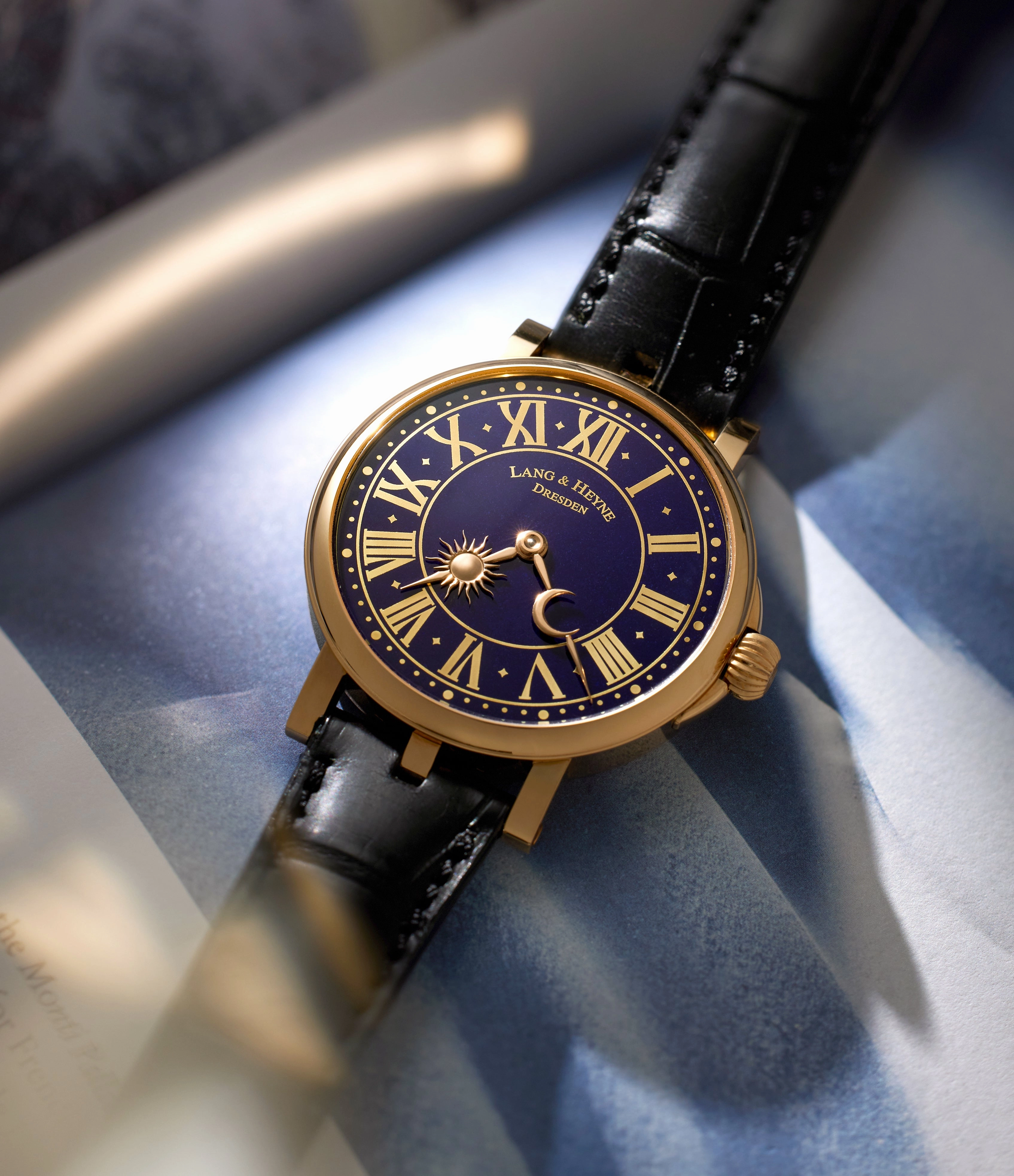 Homage Tower Clock Glashtte | Rose Gold