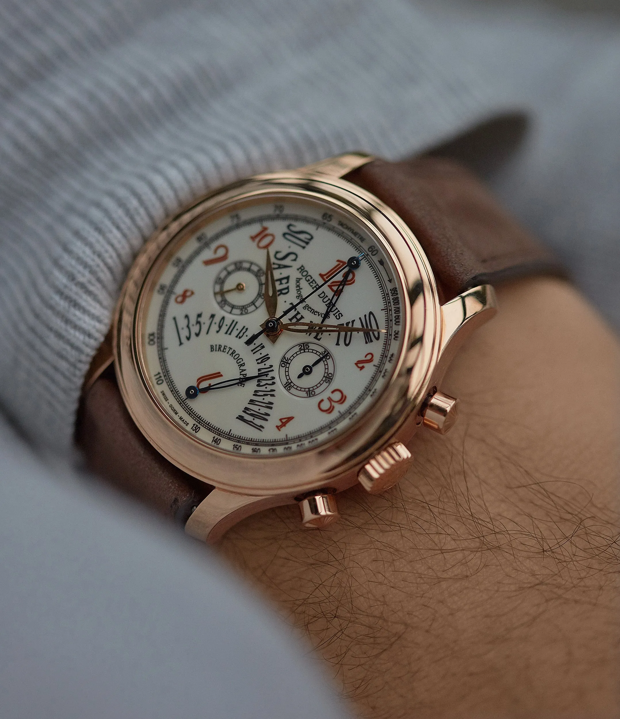 Hommage Chronograph | Bi-Retrograde | Rose Gold