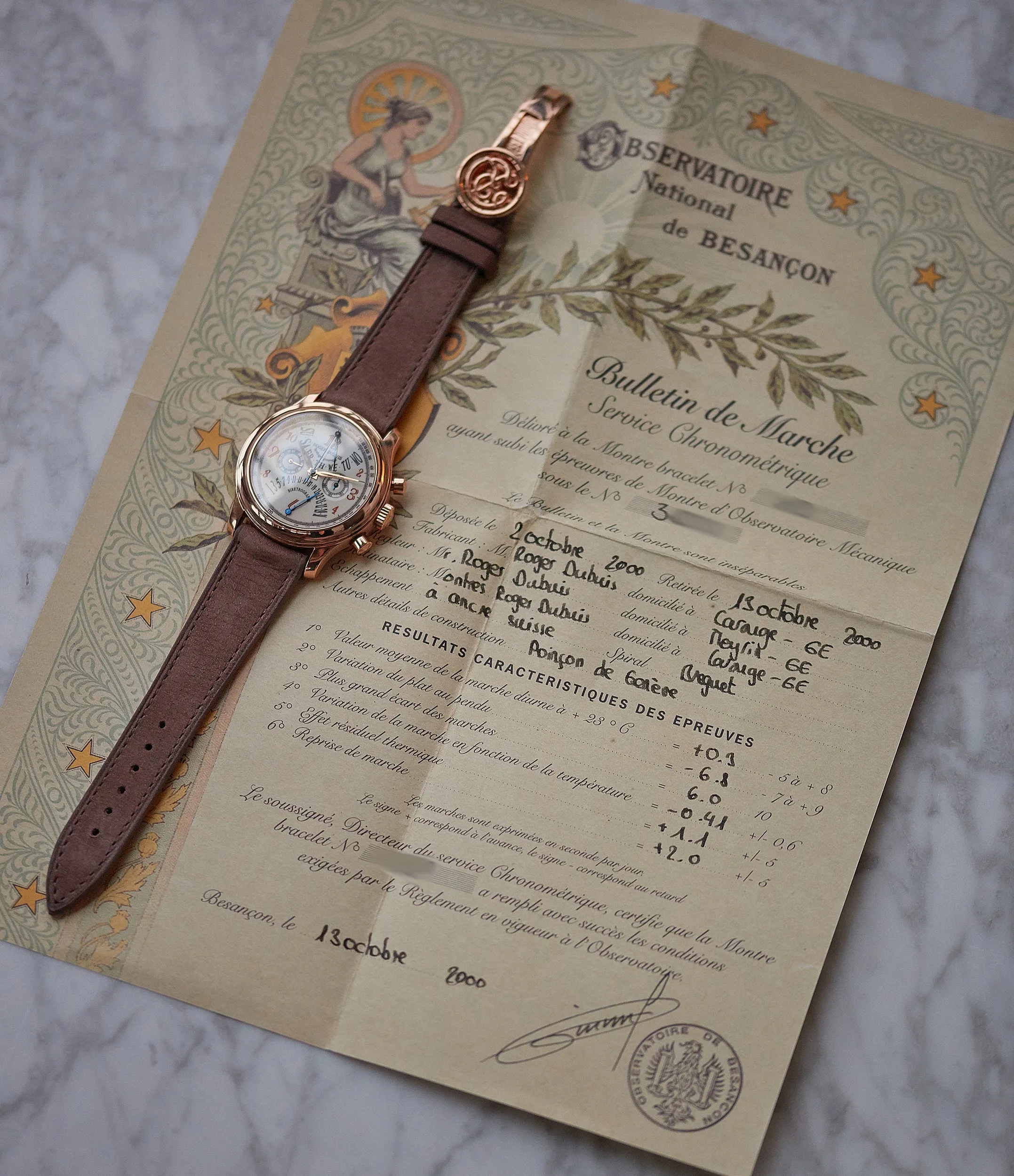 Hommage Chronograph | Bi-Retrograde | Rose Gold