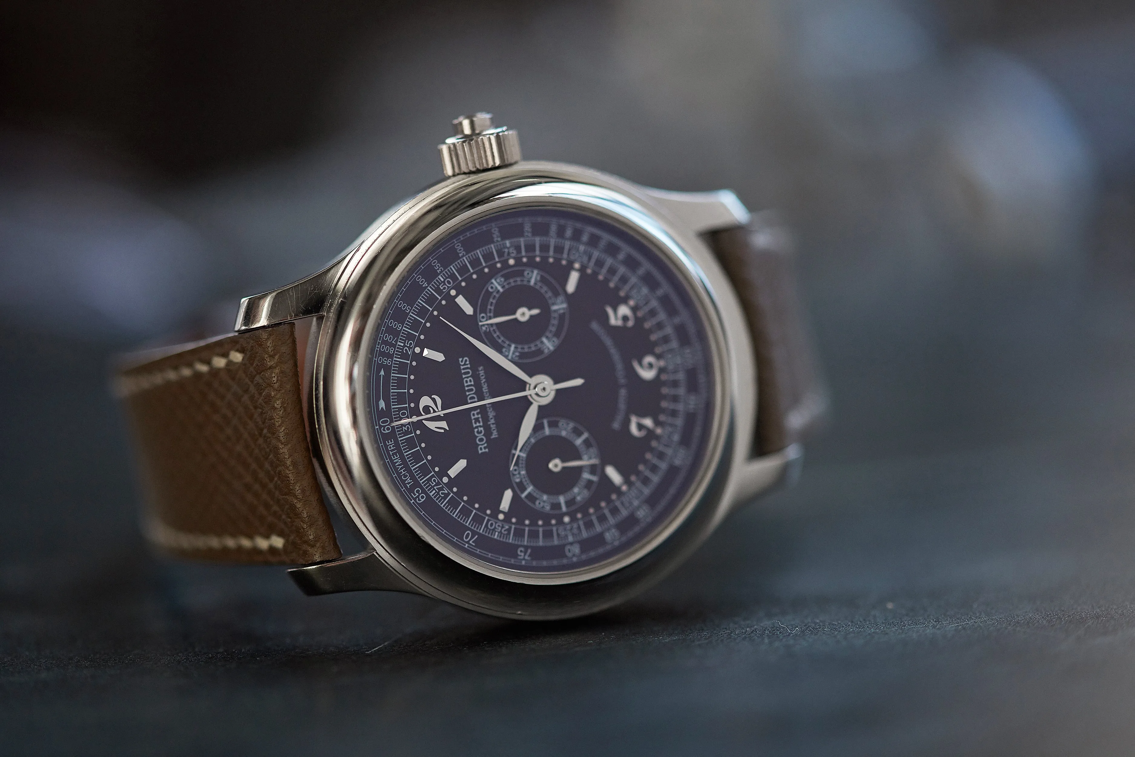 Hommage Chronograph Monopoussoir | White Gold