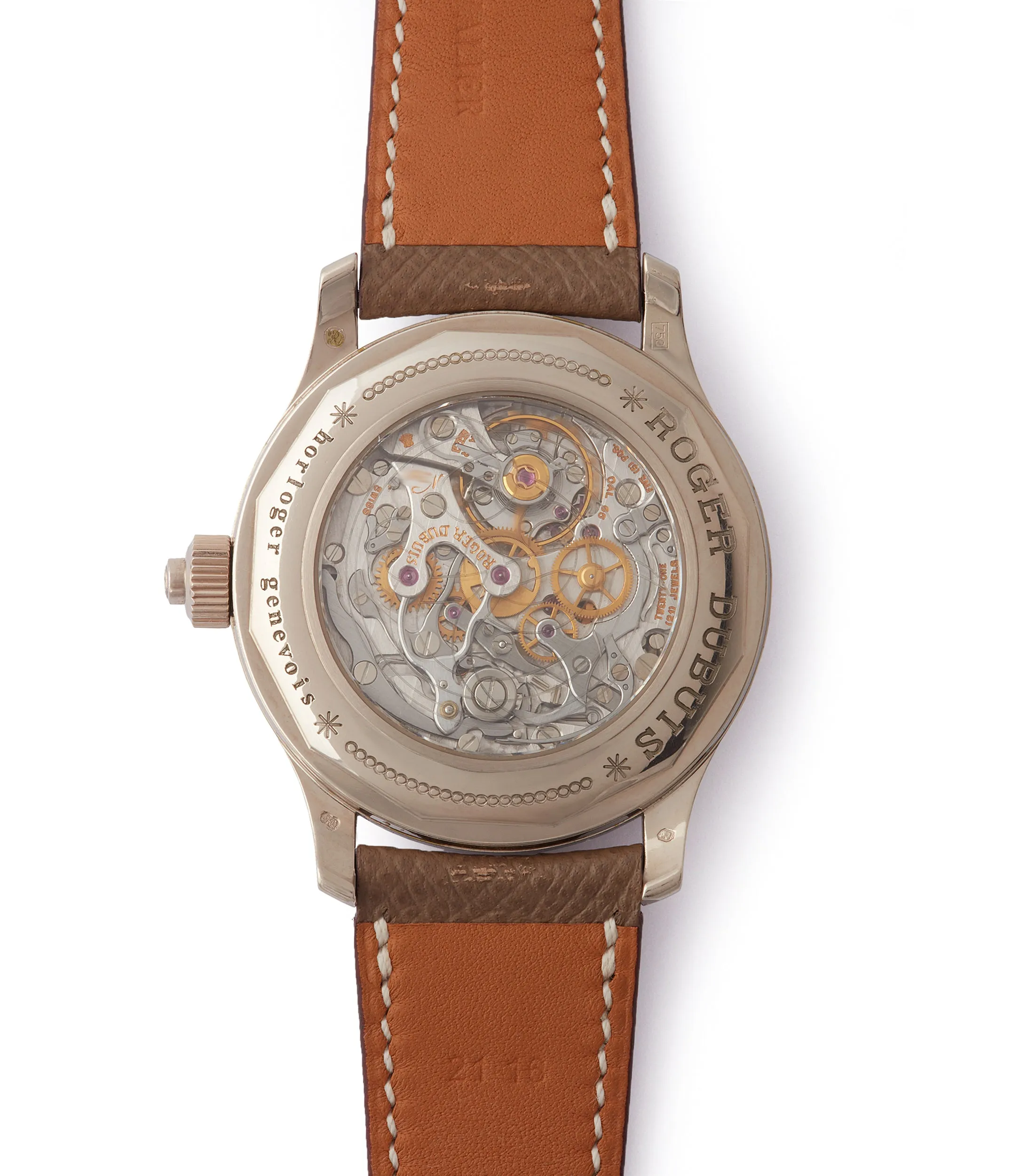 Hommage Chronograph Monopoussoir | White Gold