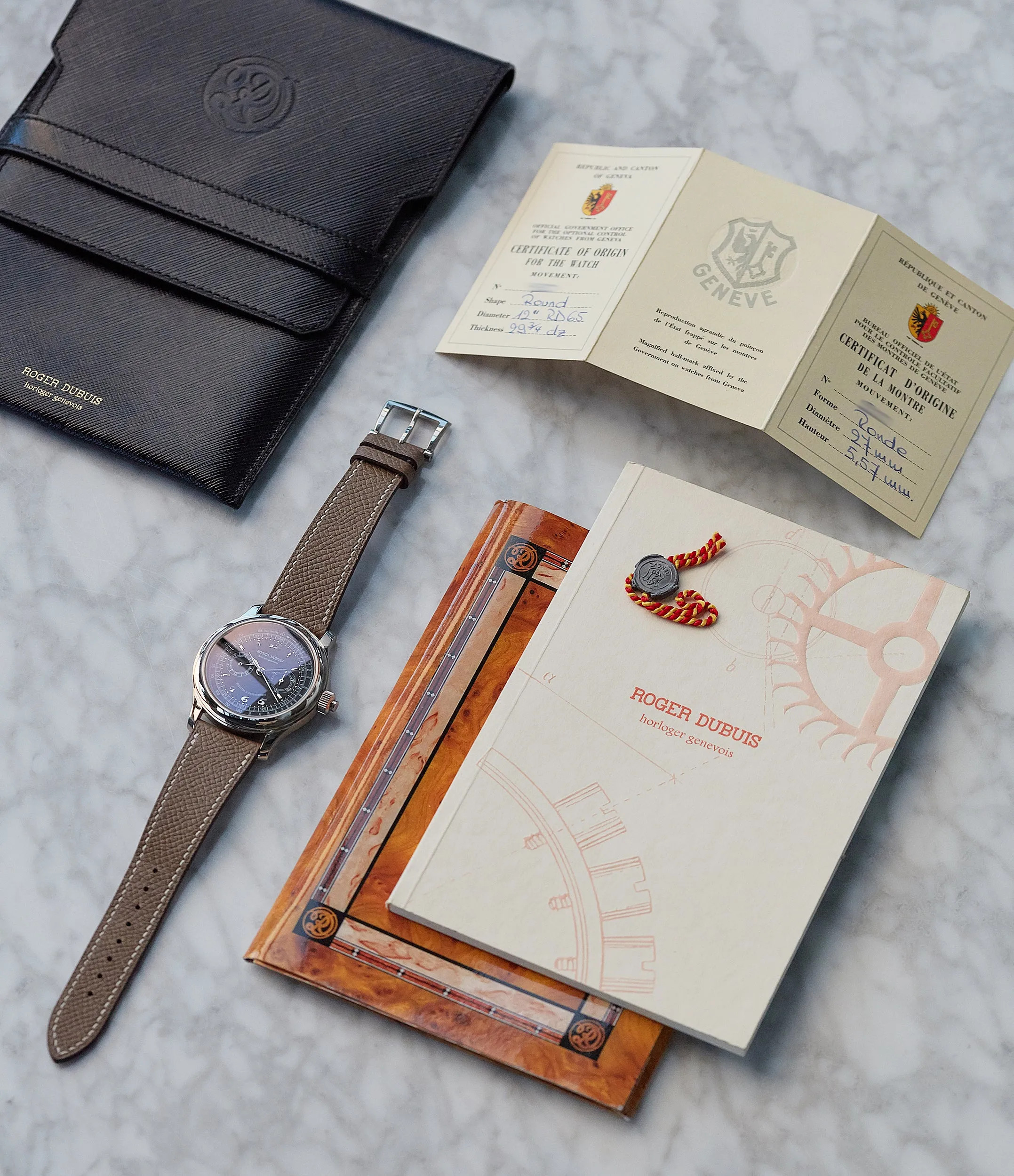 Hommage Chronograph Monopoussoir | White Gold