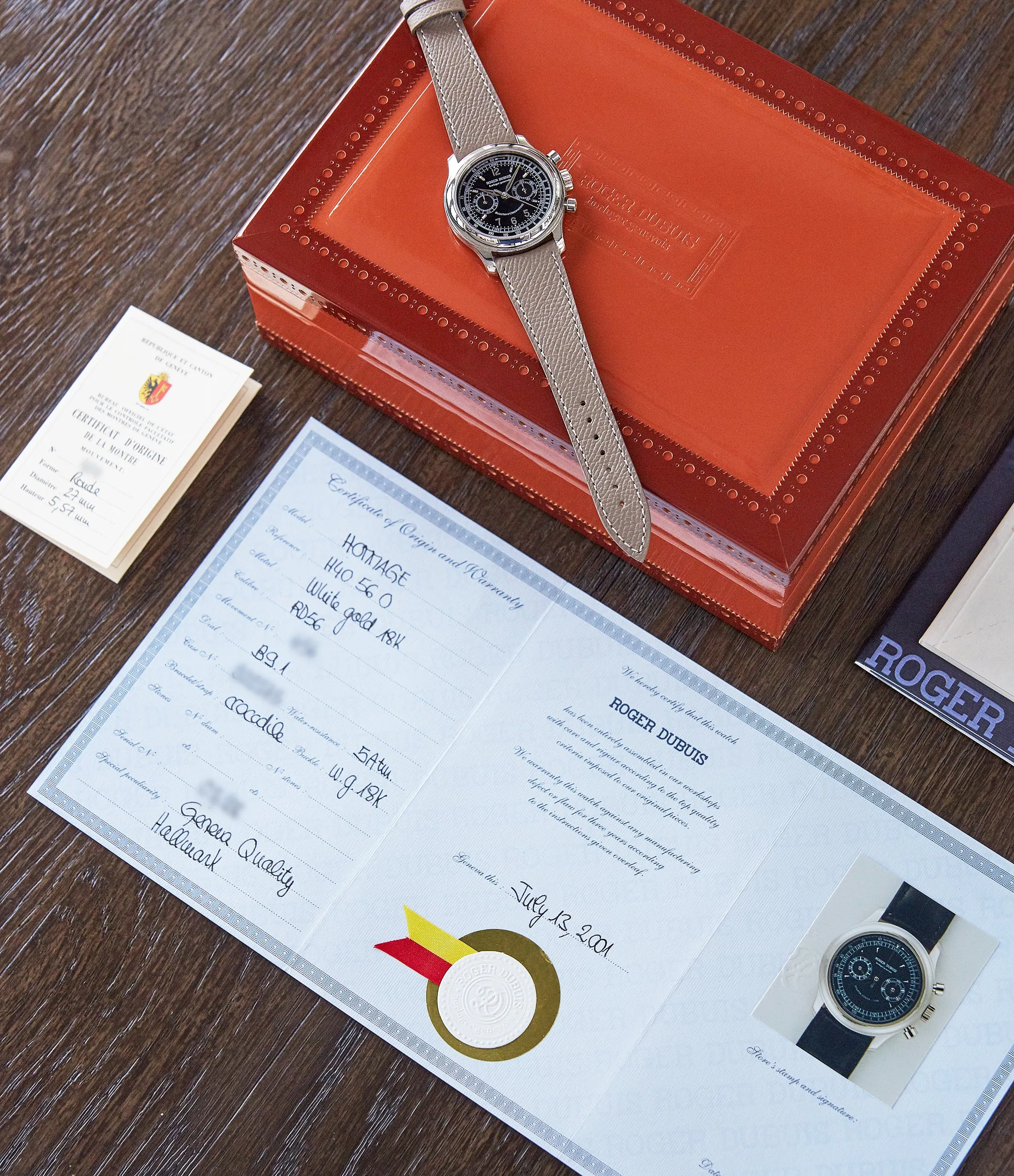 Hommage Chronograph | White Gold