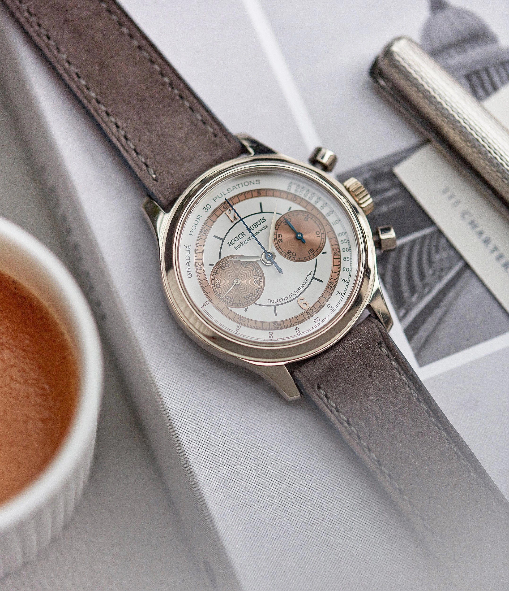 Hommage Chronograph H37 560 | White Gold
