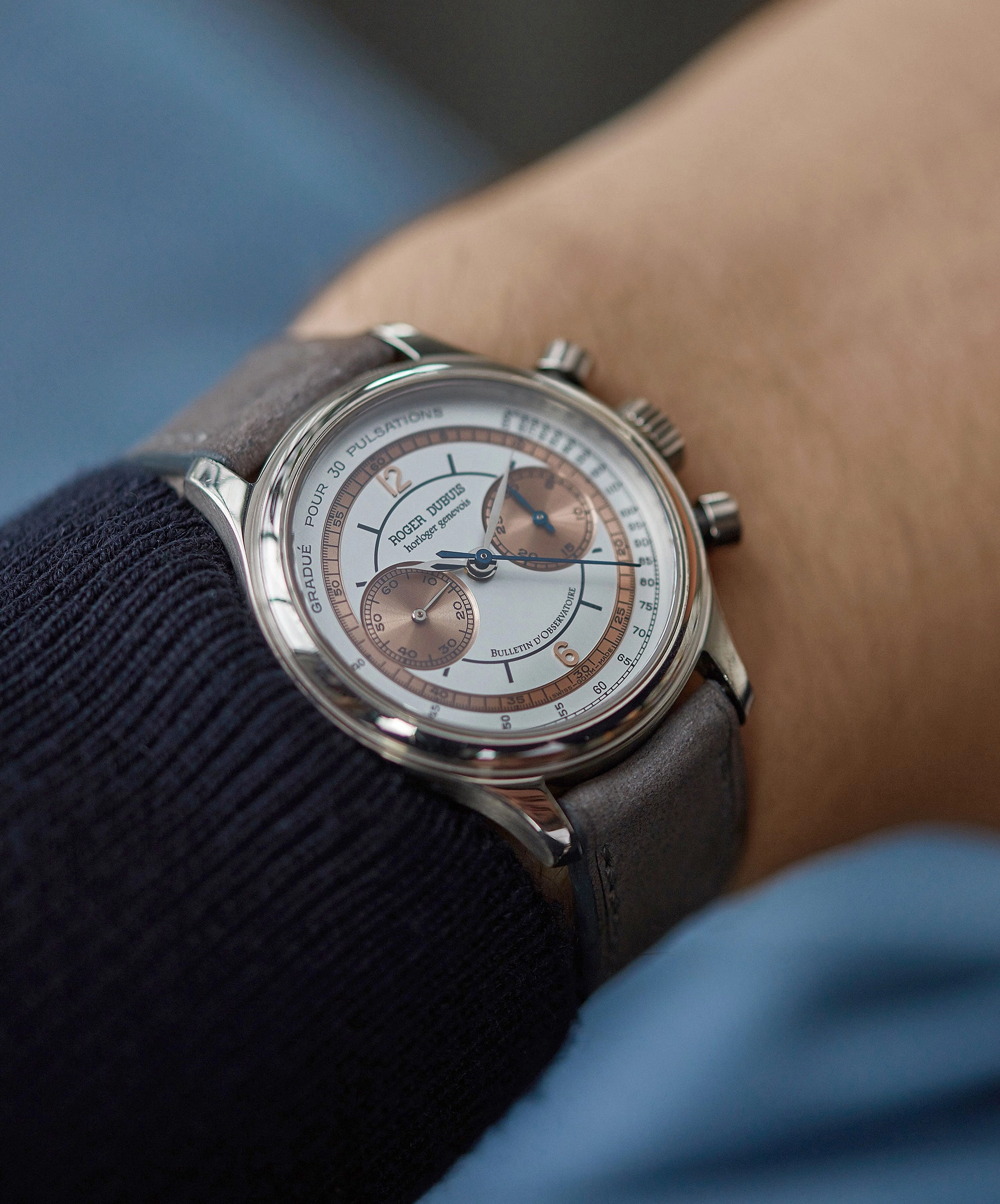 Hommage Chronograph H37 560 | White Gold