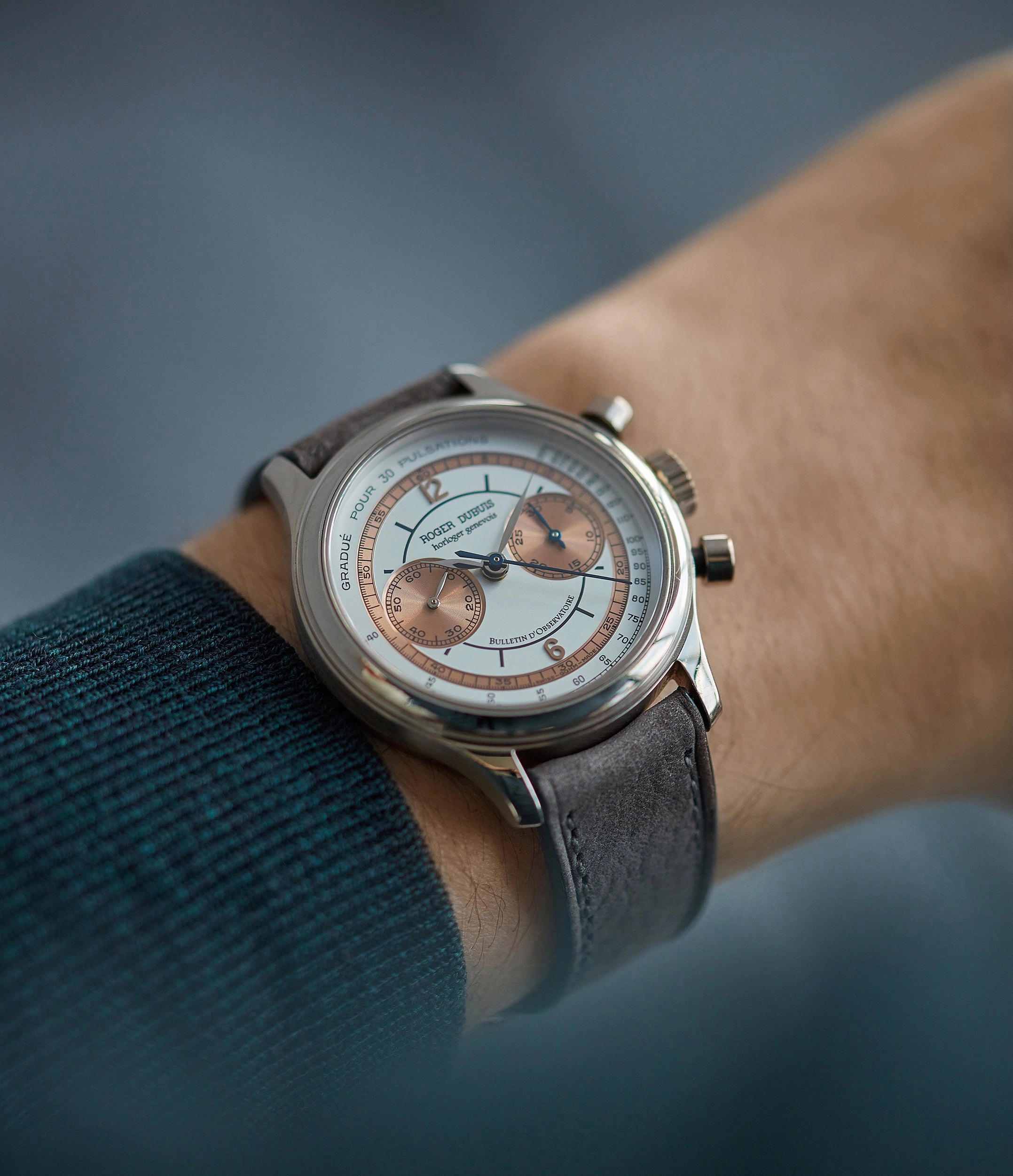 Hommage Chronograph H37 560 | White Gold