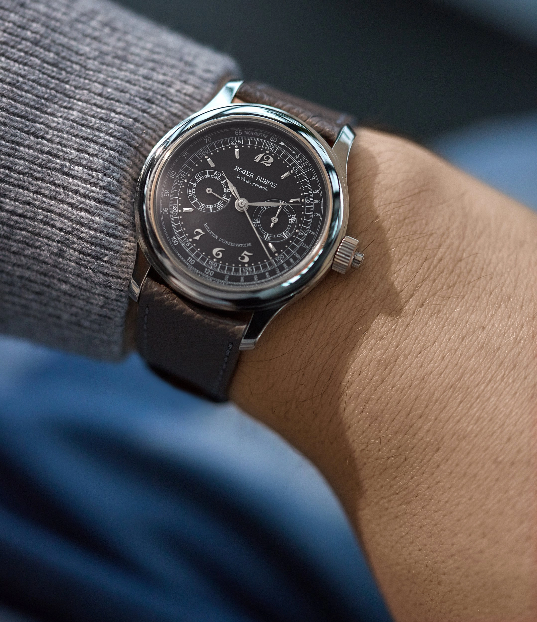Hommage Monopusher H40 | White Gold