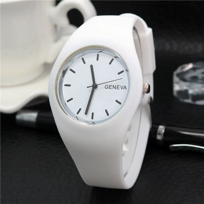 Hot-Selling Silicone Jelly Color Thin Quartz Watch