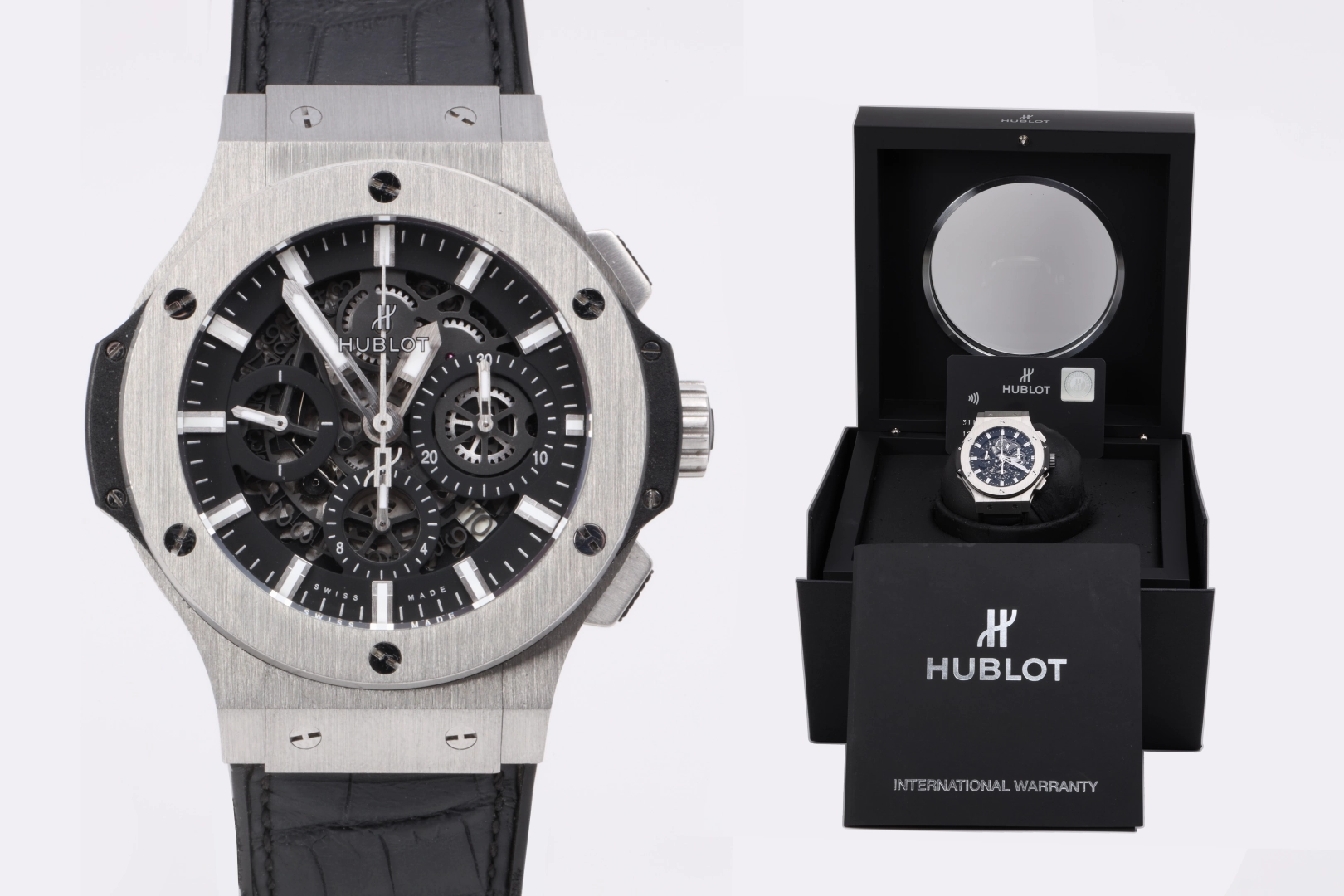 Hublot Big Bang "Aero Bang" 311.SX.1170.GR Stainless Steel 44mm Watch
