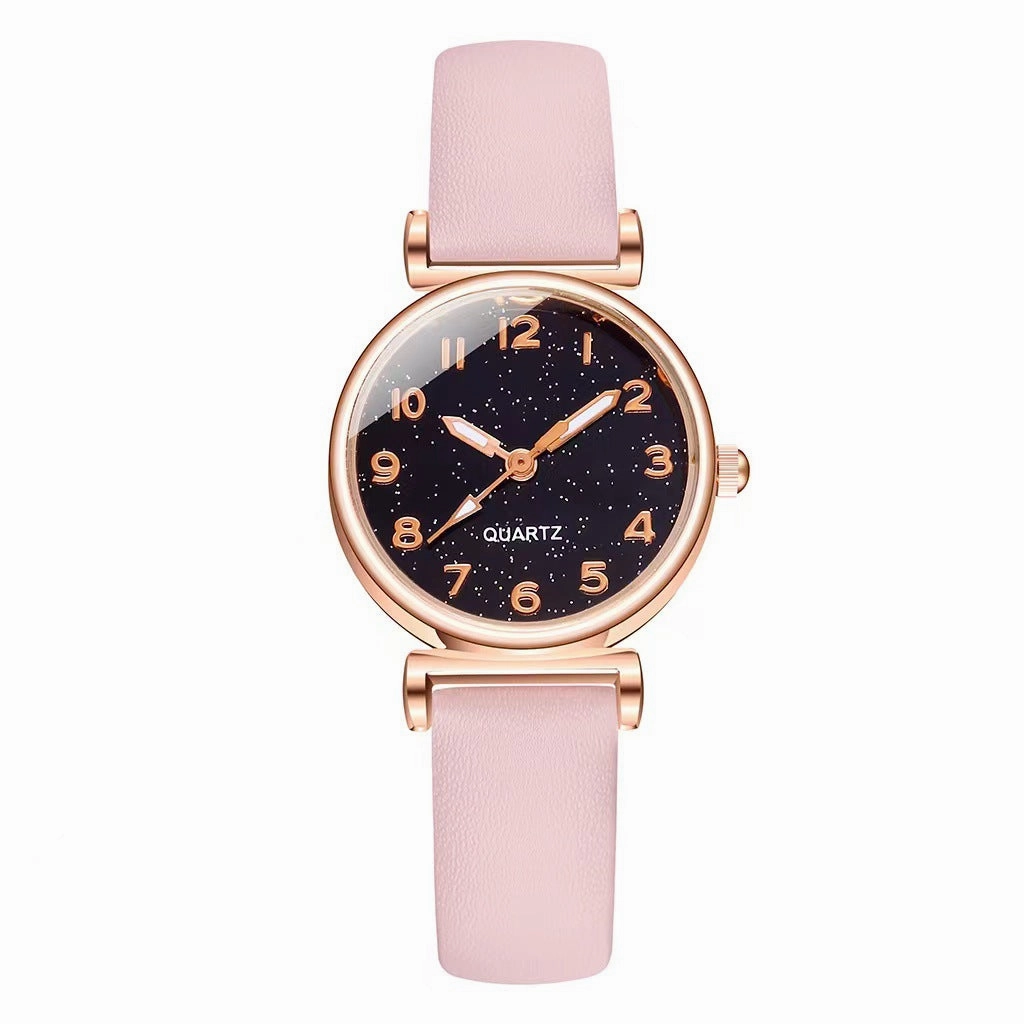 INS Round Dial Digital Women's Watch