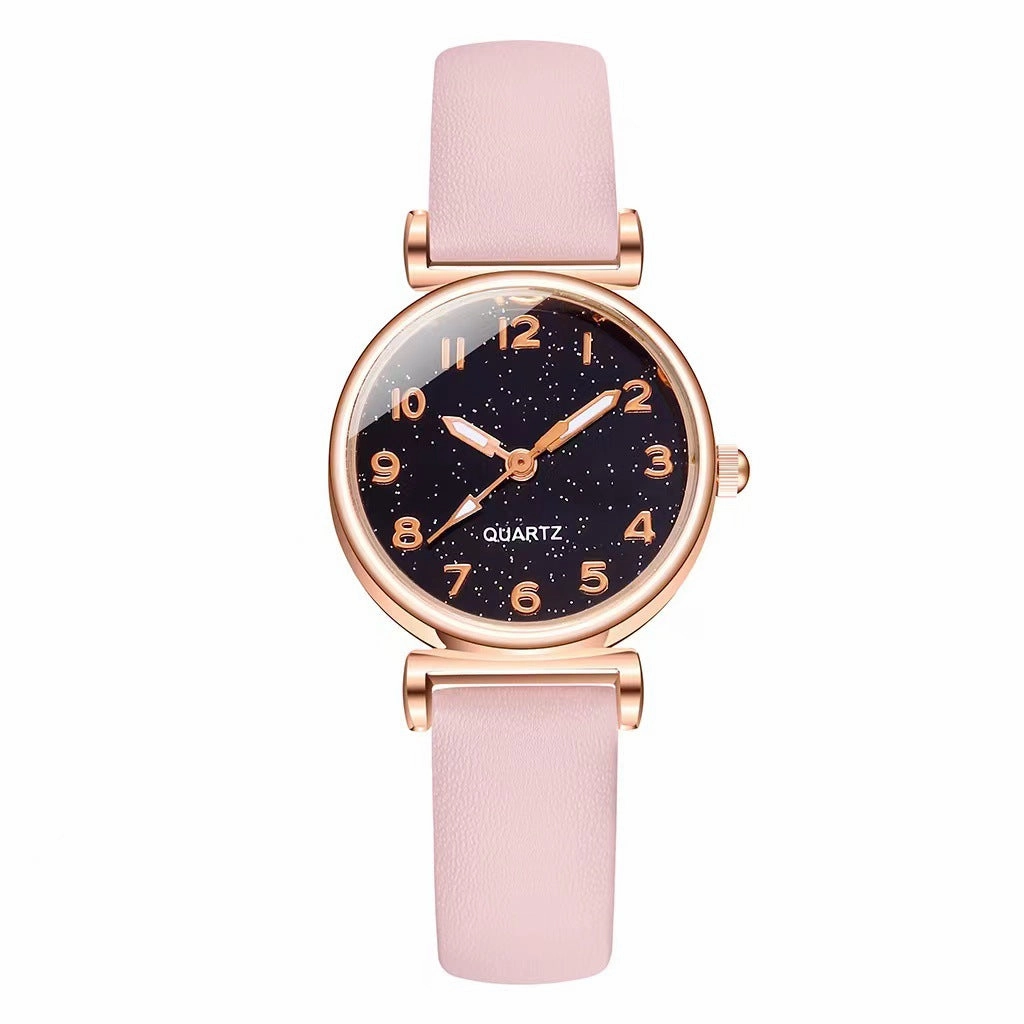 INS Round Dial Digital Women's Watch