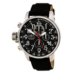 Invicta 1512 Men's Black 1/10 Second Lefty Chronograph