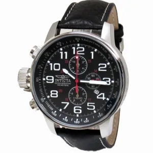 Invicta 2770 Men's Black Stainless Steel Lefty Chronograph