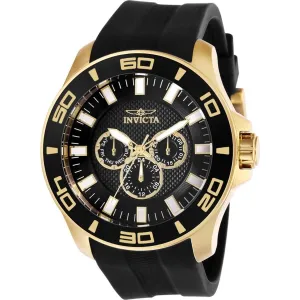 Invicta Men's Chronograph Watch - Pro Diver Black Dial Rubber Strap | 28001