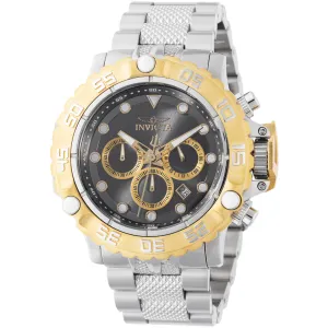 Invicta Men's Chronograph Watch - Subaqua Gunmetal, Gold Tone Dial Bracelet | 47182