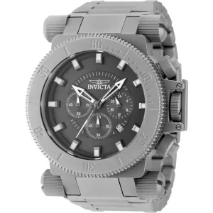 Invicta Men's Watch Coalition Forces Quartz Chrono Black Dial Bracelet 48221