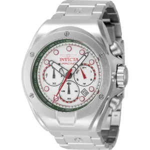 Invicta Men's Watch - Invicta Racing Chrono Green and White Dial Bracelet | 47746