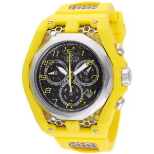 Invicta Men's Watch - Invicta Racing Chronograph Yellow, Silver Tone Strap | 47206