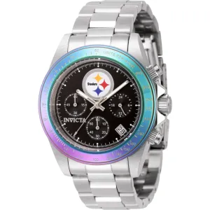 Invicta Men's Watch - NFL Pittsburgh Steelers Chrono Silver Steel Bracelet | 44982