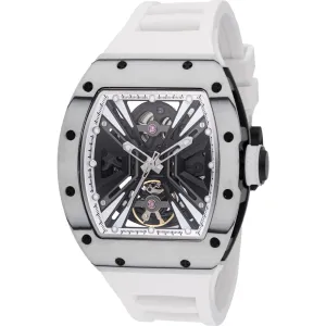 Invicta Men's Watch S1 Rally Automatic White Silicone Strap Chronograph 49028