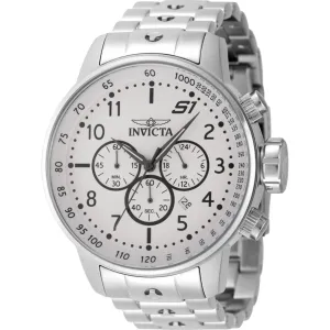 Invicta Men's Watch - S1 Rally Chronograph Silver Stainless Steel Bracelet | 23078