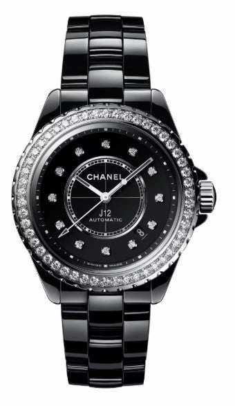 J12 Diamond Bezel Watch Caliber 12.1, 38 mm