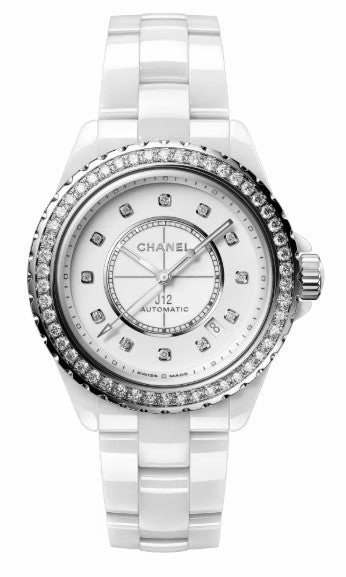 J12 Diamond Bezel Watch Caliber 12.1, 38 mm