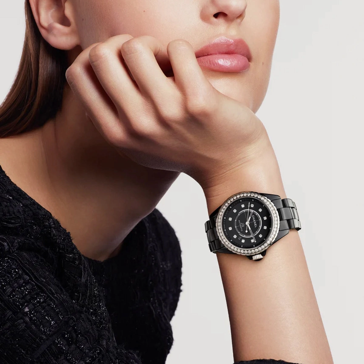 J12 Diamond Bezel Watch Caliber 12.1, 38 mm