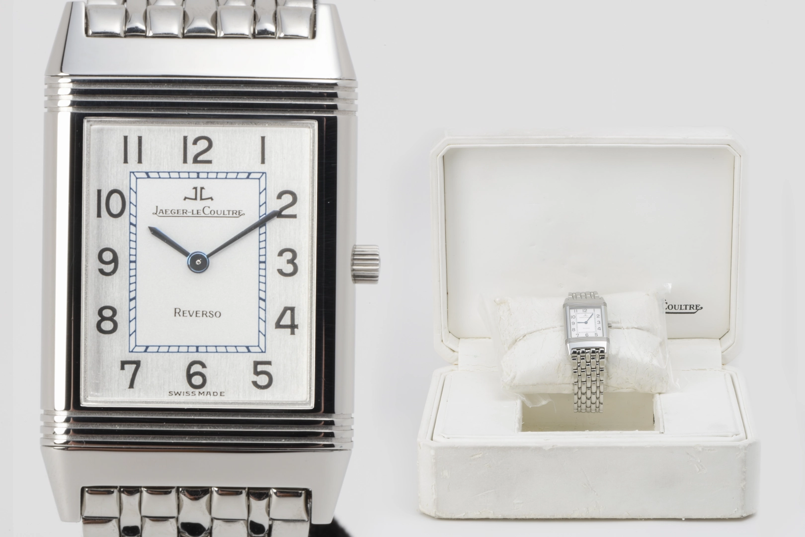 Jaeger Le Coultre Reverso 250.8.08 Stainless Steel 23mm Ladies Watch
