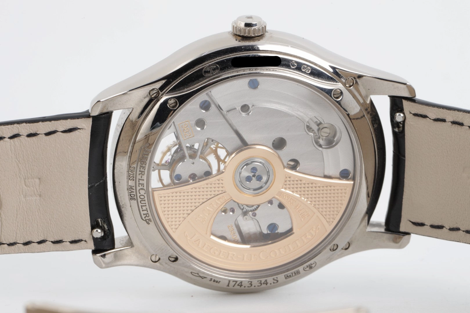 Jaeger LeCoultre Master Ultra Thin Tourbillon 18k White Gold 40mm Men's Watch
