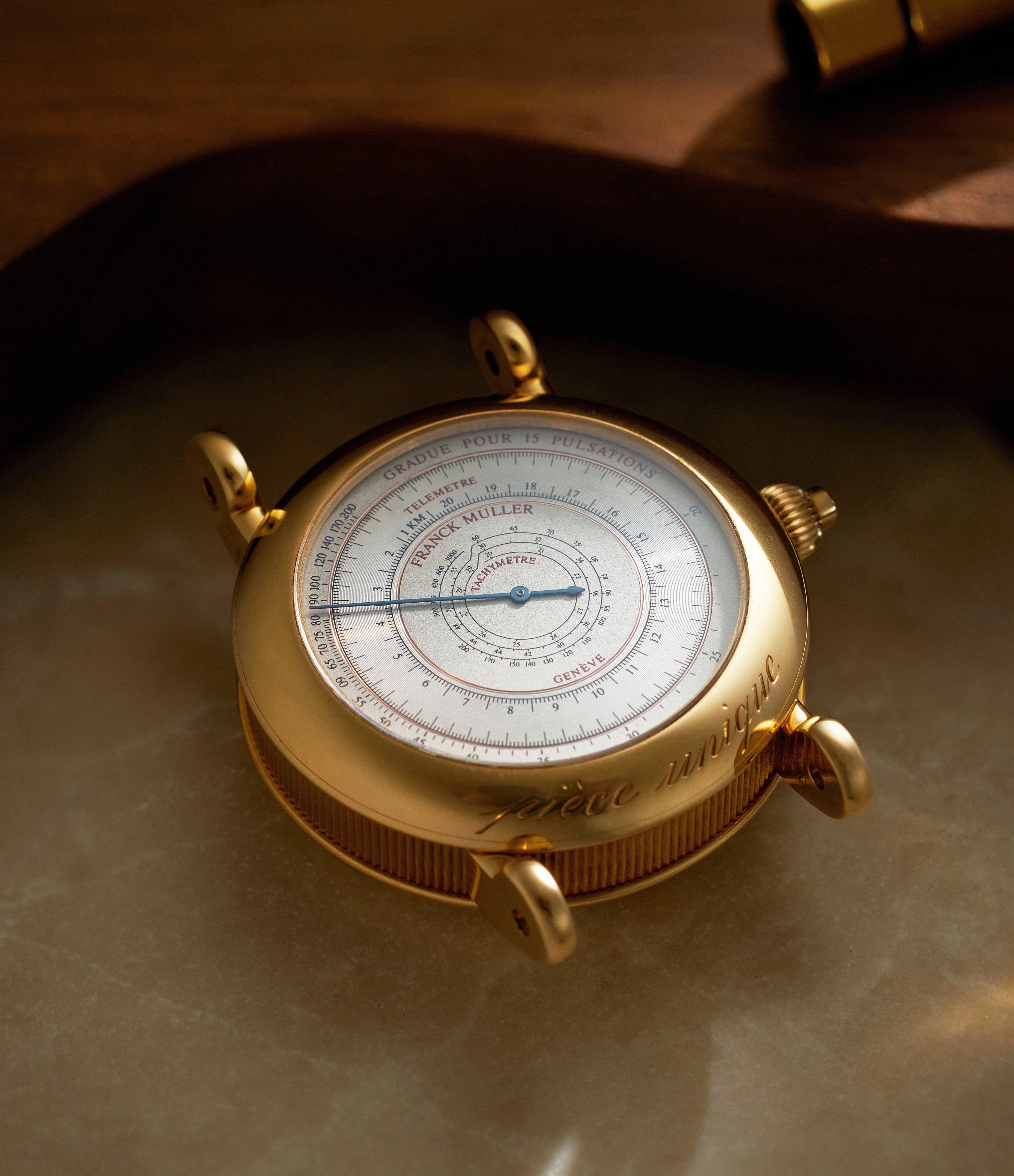 Janus | Monopusher Chronograph World Time | Yellow Gold