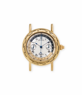 Janus | Monopusher Chronograph World Time | Yellow Gold