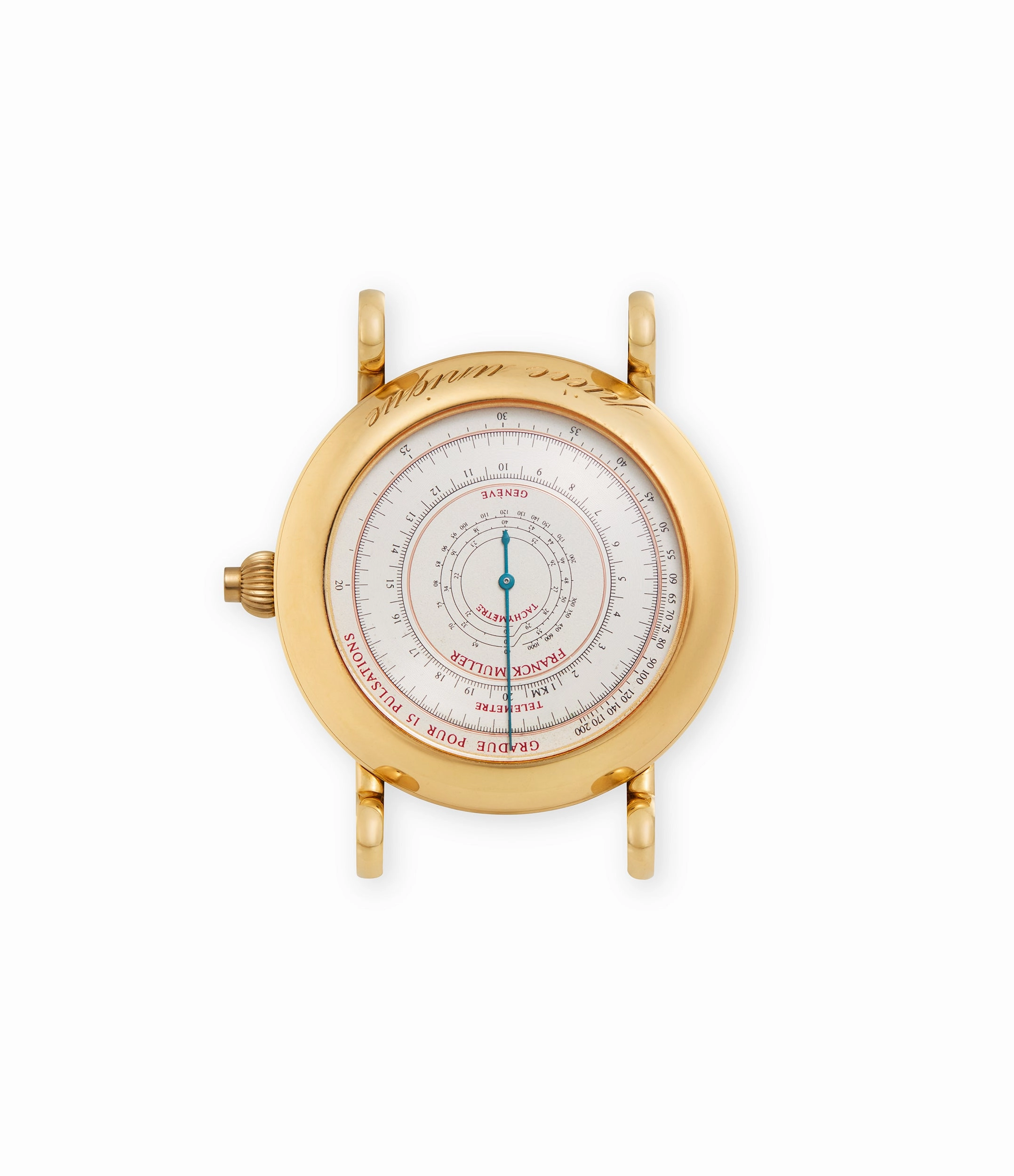 Janus | Monopusher Chronograph World Time | Yellow Gold