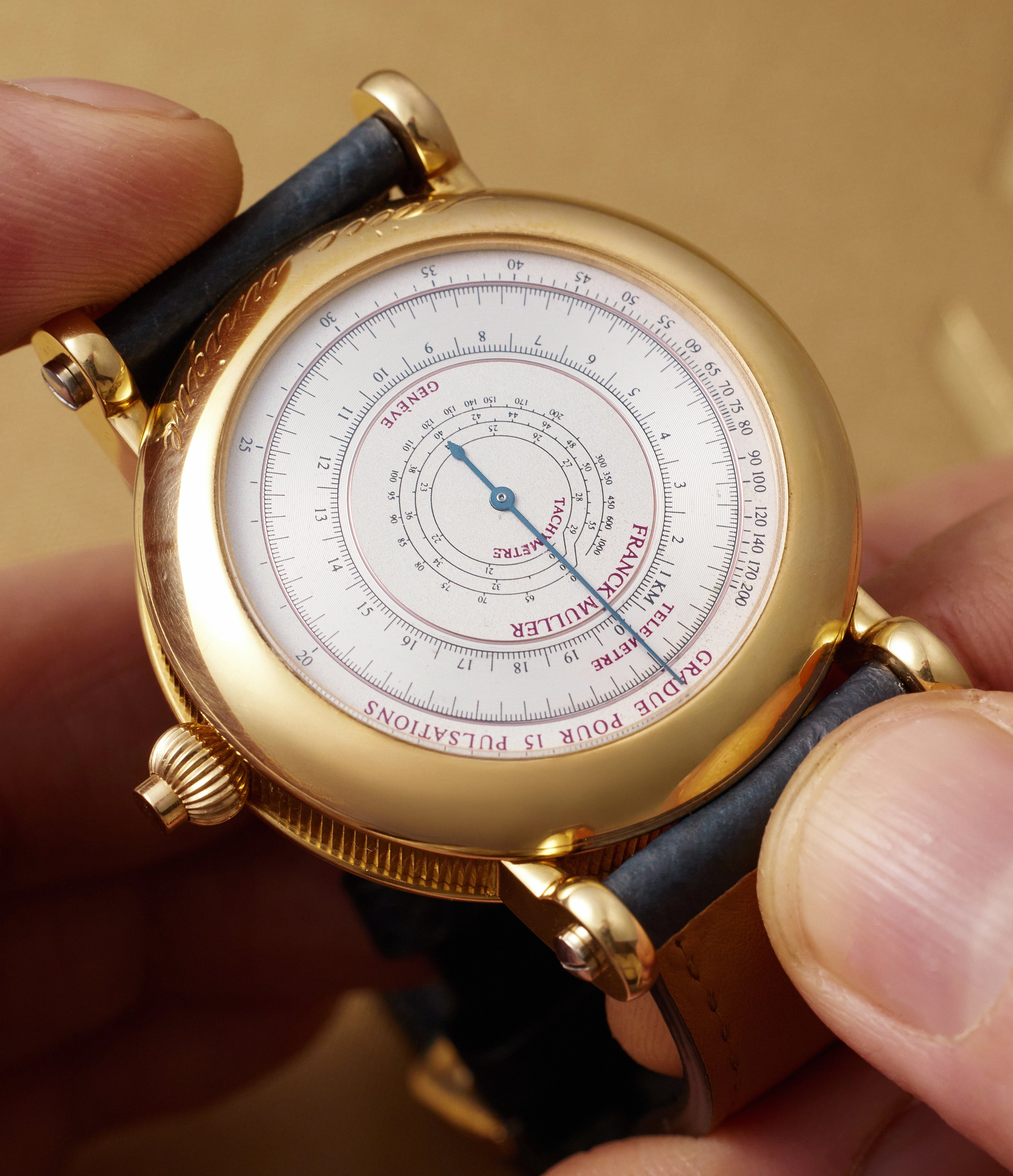 Janus | Monopusher Chronograph World Time | Yellow Gold