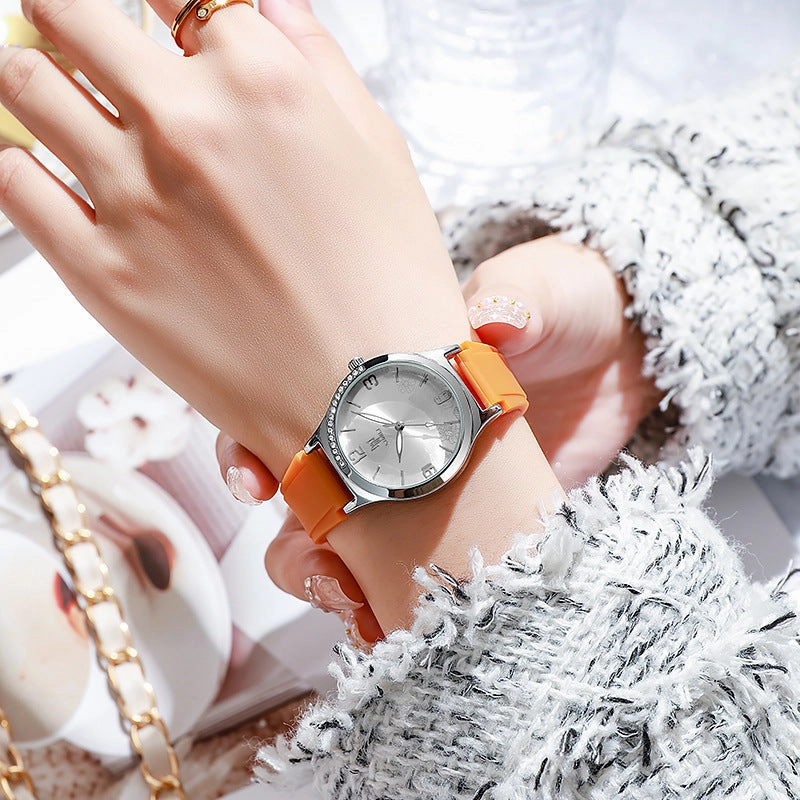 Jelly Silicone Watch Student Minimalist Digital Thin Strap