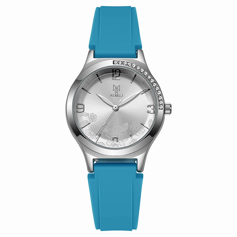 Jelly Silicone Watch Student Minimalist Digital Thin Strap