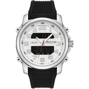Kenneth Cole Reaction Men's Watch - Ana-Digi Black Silicone Strap | KRWGP2188404