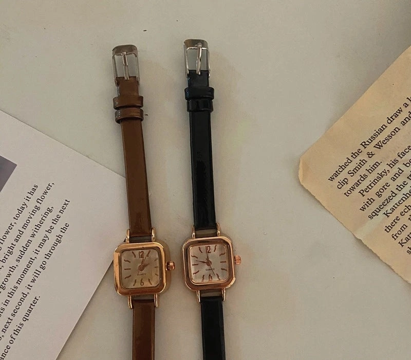 Korean Minimalist Square Candy Watch