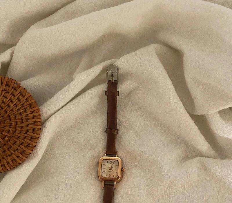 Korean Minimalist Square Candy Watch