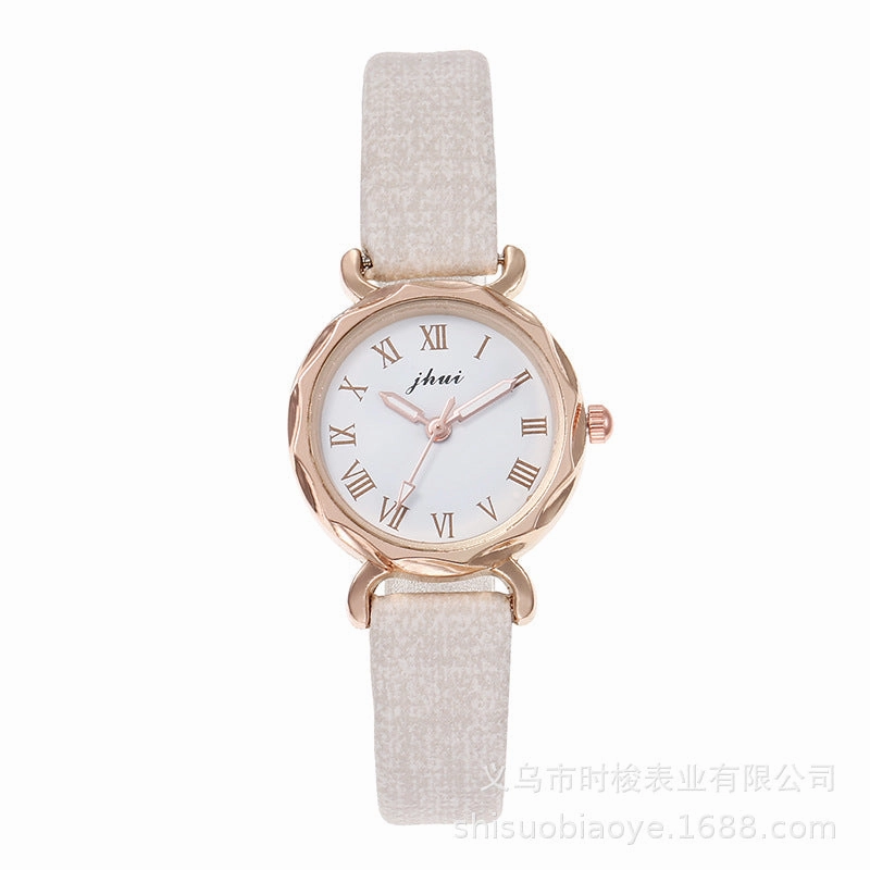 Korean Style Roman Dial Women's Quartz Watch