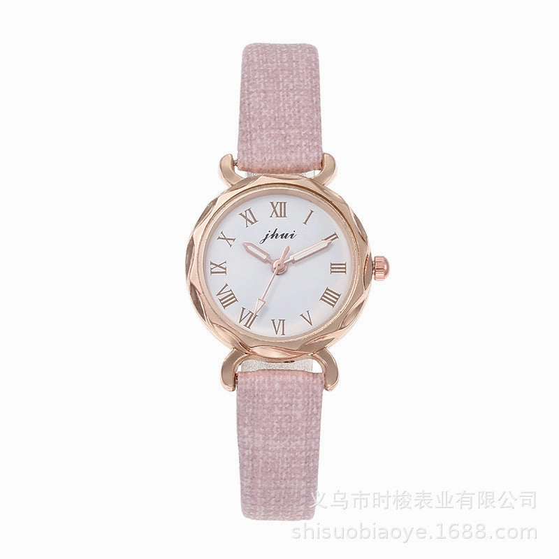 Korean Style Roman Dial Women's Quartz Watch