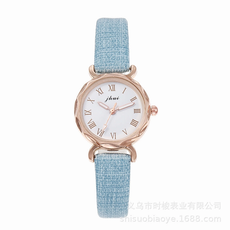Korean Style Roman Dial Women's Quartz Watch