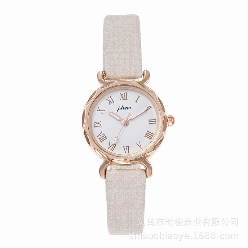 Korean Style Roman Dial Women's Quartz Watch