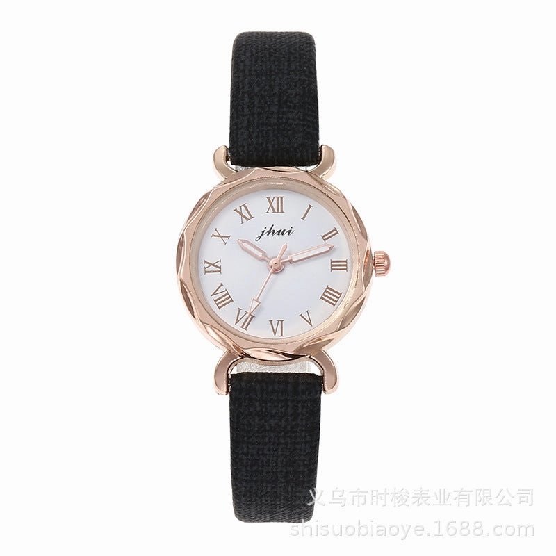 Korean Style Roman Dial Women's Quartz Watch